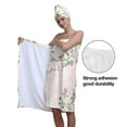 thumbnail image 5 of Colevkie Women 2 Pcs Bath Wrap Set for Home Use Bath Towel & Shower Cap Soft Quick Drying Adjustable Shower Skirt Hair Drying Cap for Spa Bathroom Sauna Printed Mushrooms Pattern, 5 of 8