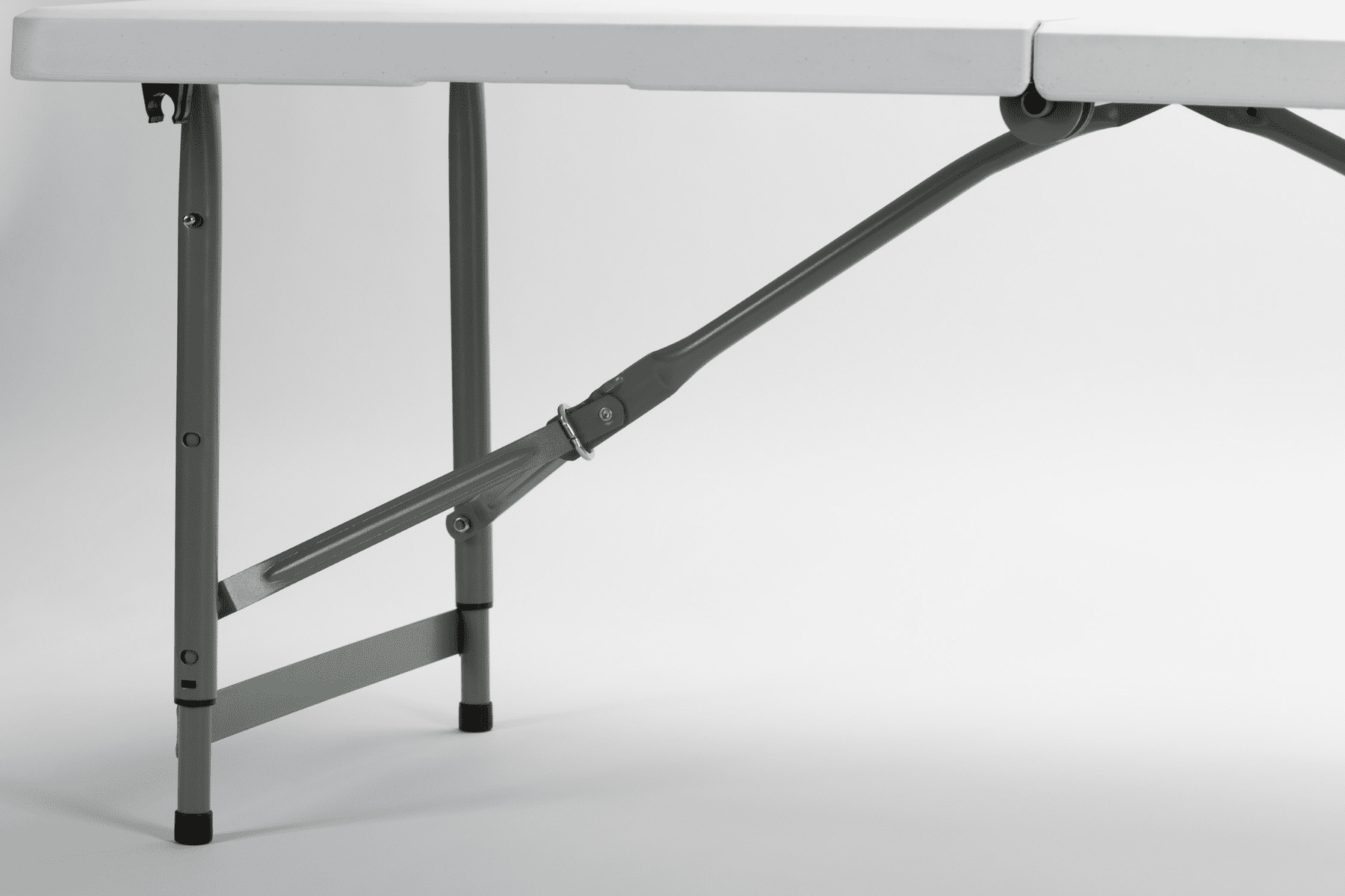 Titan Series Adjustable Height Plastic Bi-Folding Table 24 x 48