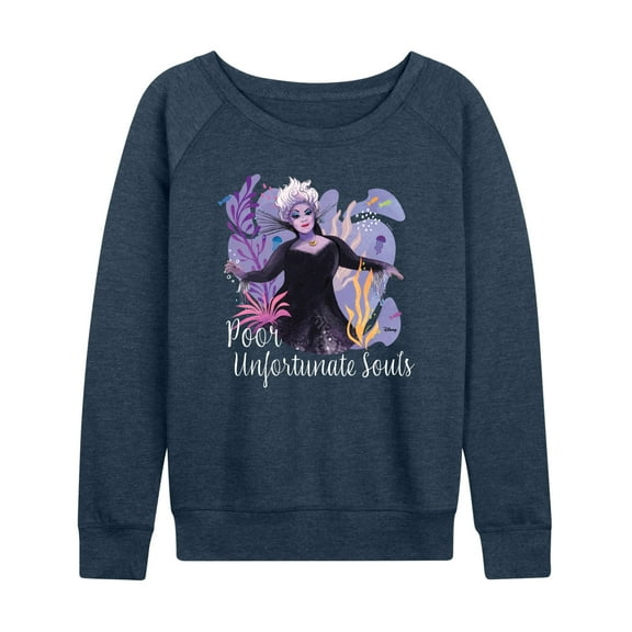 Disney - Poor Unfortunate Soul - Women's Lightweight French Terry Long Sleeve Shirt