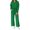 Dark Green, variant on Women's Sweatsuits 2 Piece Solid Color Long Sleeve V-Neck Pullover and Sweatpants Casual Fall Comfy Fashion Tracksuit Sets
