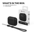 thumbnail image 2 of Étui de Protection en Silicone Léger Anti-Perte avec Lanière Compatible pour Écouteurs Airpods Pro 2, 2 of 8