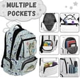 thumbnail image 5 of KUIFORTI Camouflage Fish Kids School Backpack Waterproof Fashion Bookbag with Side Pockets Durable Girls Backpacks Suitable for Elementary Primary Middle School, 5 of 7