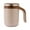 Brown, variant on Automatic Stirring Stainless Steel Coffee Cup, Magnetic Rotators, Double-Layer Insulation, Perfect for Home & Office Use