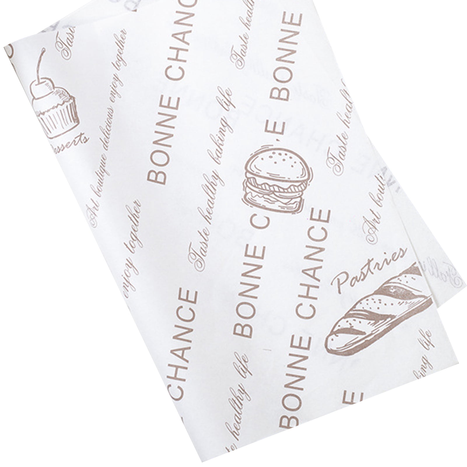 100 Blatt Rot-weiß Kariertes Deli Papier – Trocken Gewachst, 30x30 Cm, Für Brot, Sandwiches, Food Präsentation