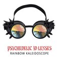 thumbnail image 2 of Steampunkn Glasses Goggle with Rainbow Crystal Glass Lens, 2 of 6