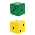 thumbnail image 1 of Paquete de 2 dados de esponja dados de punto de espuma que juegan dados para de matemáticas juguete de ventilación juguete educativ, 1 of 7