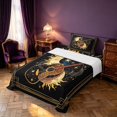 thumbnail image 3 of Homewish Hippie Guitar Twin Sheets, Sun Moon Stars Bedding, 3 Pieces, 1 Flat Sheet, 1 Fitted Sheet and 1 Pillowcase, 3 of 6
