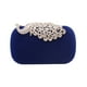 thumbnail image 1 of Qarigey Opciones de cartera duraderas y funcionales para personas ocupadas: manténgase organizado Bolsas de mensajero y de hombro azul pavo real blanco, 1 of 6