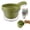 Green, variant on Small Colander with Handle, 2-Layer Draining Basket for Berry Tomato Vegetable Washing, Kitchen Rinser Container Portable Strainer Bowl