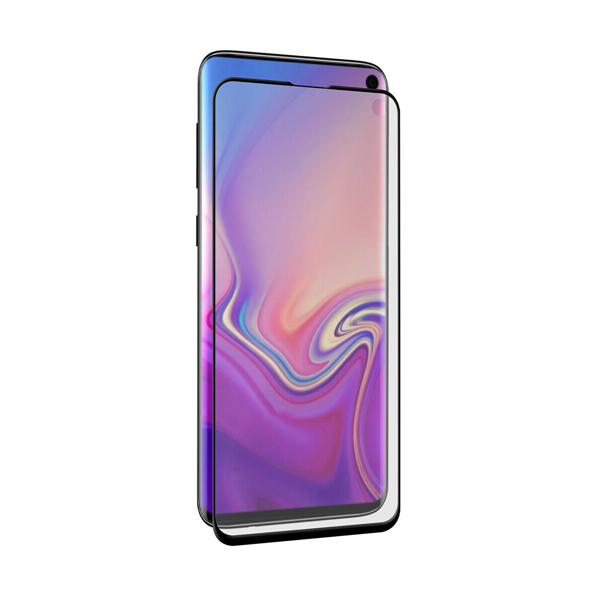 [PST] Samsung Galaxy S10 Full Cover Screen Protector, Premium Full Coverage Tempered Glass Screen Protector with Case Friendly & Bubble Free
