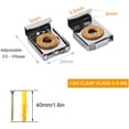 thumbnail image 5 of Kit de montaje en pared de vidrio sin marco TUNC Soporte de pared para espejo plata, 5 of 5