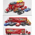 thumbnail image 2 of 7 pcs Cars 2 Lightning McQueen Racer Car & Mack Truck Set gifts - WELLNGS, 2 of 4