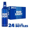thumbnail image 2 of Bud Light Beer, 24 Pack 16 fl oz Aluminum Bottles, American Lager 4.2% ABV, 2 of 8