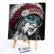 thumbnail image 1 of Pintado a mano sobre lienzo DIY niña indígena pintura al óleo por números dibujo Kit regalo Likrtyny decoración de arte, 1 of 9