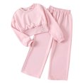 thumbnail image 5 of Mnyotv Back To School Outfits for Girls Sweet Long Sleeve Crop Sweatshirt and High Waisted Pants Size 7-8 Years, 5 of 7