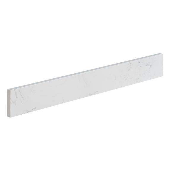 Fondis 36 in.W Engineered Stone Vanity Backsplash in Aosta White