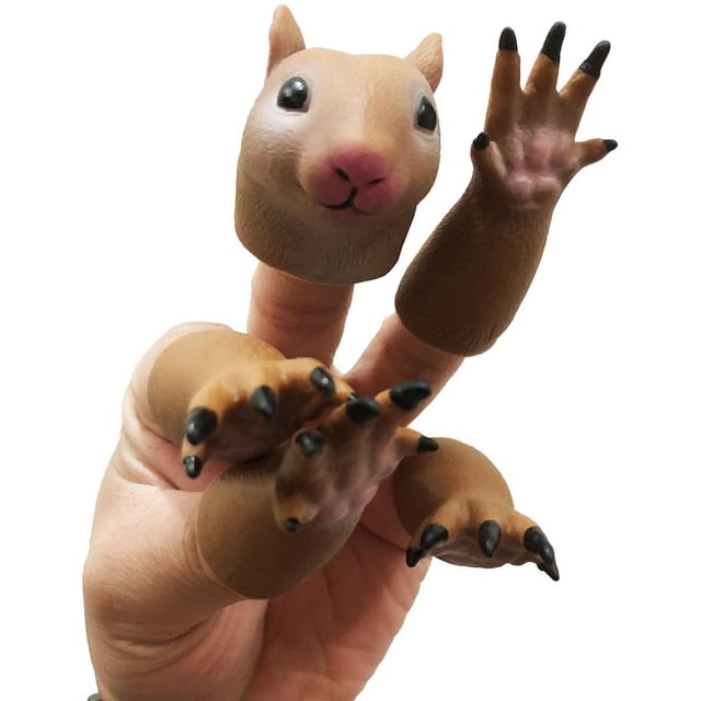 Marionnette à Doigt Jouets Poupée à Doigt Accessoires Animal Marionnette à Doigt Cadeau pour Enfants