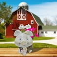 thumbnail image 4 of Alpine Corporation 13"H Smiling Pig Statue Garden Planter w/ Drainage Hole, 4 of 5