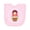 AD-Pink, variant on Inktastic Matryoshka Russian Cute Pink Nesting Doll Newborn Bib