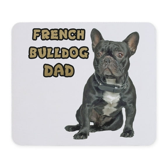 CafePress - French Bulldog Dad Mousepad - Non-slip Rubber Mousepad, Gaming Mouse Pad