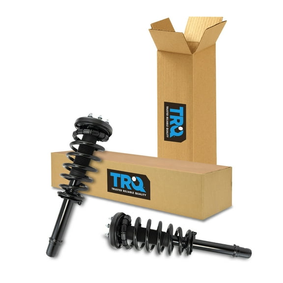 TRQ Front Strut & Coil Spring Assembly Set Driver & Passenger Sides Fits Select 99-03 Acura TL