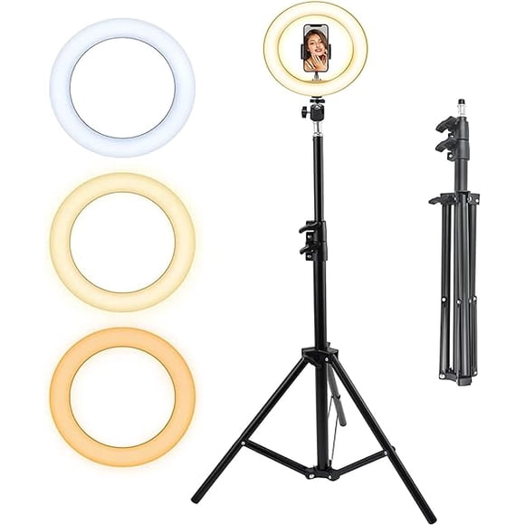 Aro de Luz LED 10 pulgadas Bluelander con Soporte para Celular