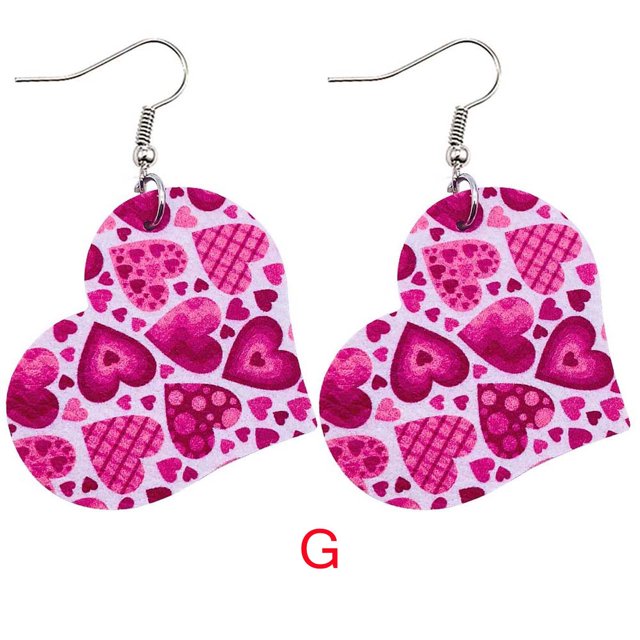 Jusqu'à 65% de Rabais Boucles d'Oreilles Saint-Valentin Coeur Amour Lèvres Rouges Double Face Boucles d'Oreilles Collier Boucles d'Oreilles Jewelry