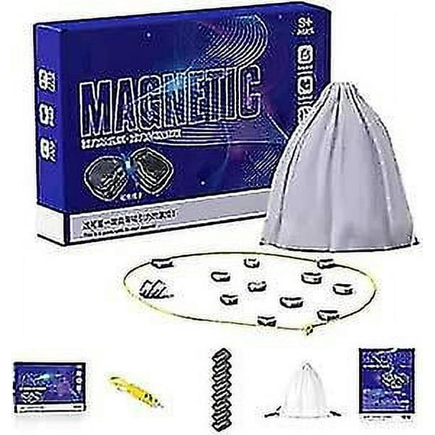 Juego de ajedrez magnético, juego de mesa magnético, divertido juego de mesa magnético, juego de efectos magnéticos