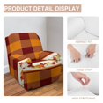 thumbnail image 5 of Halloween Autumn Fall Leaves Pumpkin Single Sofa Cover Simple Anti-Cat Scratch All-Inclusive Elastic Dust Cover Universal In All Seasons, 5 of 5