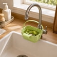 thumbnail image 5 of Expandable Hanging Dish Drying Rack – Collapsibles Over-the-Sink Drains Basket with Flip Cover, Space-Saving Colander for Fruit, Vegetables, Pasta & Utensils, Stretchable Kitchen Sink Strainer (1Pc), 5 of 7