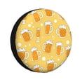 thumbnail image 1 of Fotbe Beer Funda de Llanta de Repuesto con Estampado, Engrosada, Ajuste Universal para Jeep, Remolque, RV, SUV, Camión-17 inch, 1 of 6