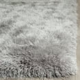 thumbnail image 5 of SAFAVIEH Venice Solid Shag Area Rug, Silver, 2' x 3', 5 of 6