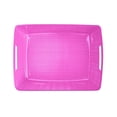 thumbnail image 3 of Canasta Boris Plástico Tipo Yute Rectangular 12 litros Color Rosa, 3 of 4
