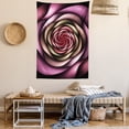 thumbnail image 2 of Spires Decor Tapestry, Rose Petals Curved Winds around Fixed Center Point at Increasing Digital Decor, Wall Hanging for Bedroom Living Room Dorm Decor, 40W X 60L Inches, Multi, by Ambesonne, 2 of 5