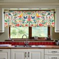 thumbnail image 3 of Yayeee Kitchen Curtains Tier Set of 2 Light Filtering 57"x36" Over Sink Window Panels, Cartoon Animals, 3 of 7