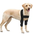 thumbnail image 1 of Almohadilla de soporte de codo de perro transpirable para codo de perro y soporte de hombro Eczema de codo, displasia, osteoartritis, callos en el codo, pieza de compresión, negro, 1 of 3