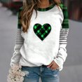thumbnail image 3 of Plcasen Women’s Crew Neck Long Sleeve Shirt Casual Pullover St Patricks Day Loose Comfy Sweatshirts, 3 of 4