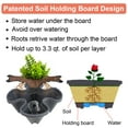 thumbnail image 5 of Stackable Planter with Wheels and Tools,Indoor Outdoor Gardening Pots - 3 Tier Vertical Garden Planter,Dark Gray,2 Set, 5 of 7