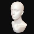 thumbnail image 2 of Mannequin Hat Display Lifelike White Foam Mannequin, 2 of 7