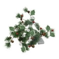 thumbnail image 2 of OEFNTAC Christmas Rattan Light String Christmas Pinecone Tree Leaf Red Fruit Long Strip Wall Mounted Decorative Light Christmas Home Decoration Xmas Tree, 2 of 6