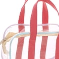 thumbnail image 4 of Bolsa de aseo transparente Hugo Gran capacidad con cierre de cremallera Bolsa de hombro 20cmx11cmx8cm Bolsa de asas transparente, 4 of 7