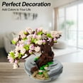 thumbnail image 5 of Juego de bloques de construcción Mini Sakura Bonsai Tree, colección botánica de flor de cerezo para adultos y adolescentes, decoración del hogar, no compatible con Lego (426 piezas), 5 of 5