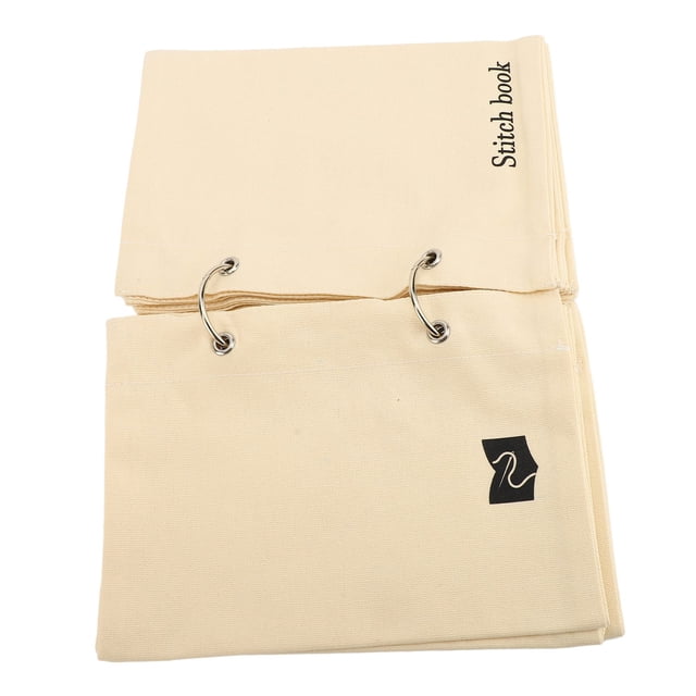 Notebook de Tela, Linen En Fabric Sketchbook Plegable Portátil Extraible para Dibujar