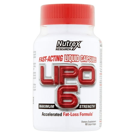 Nutrex Lipo 6 Maximum Strenght LiquiCt, 60 Ct