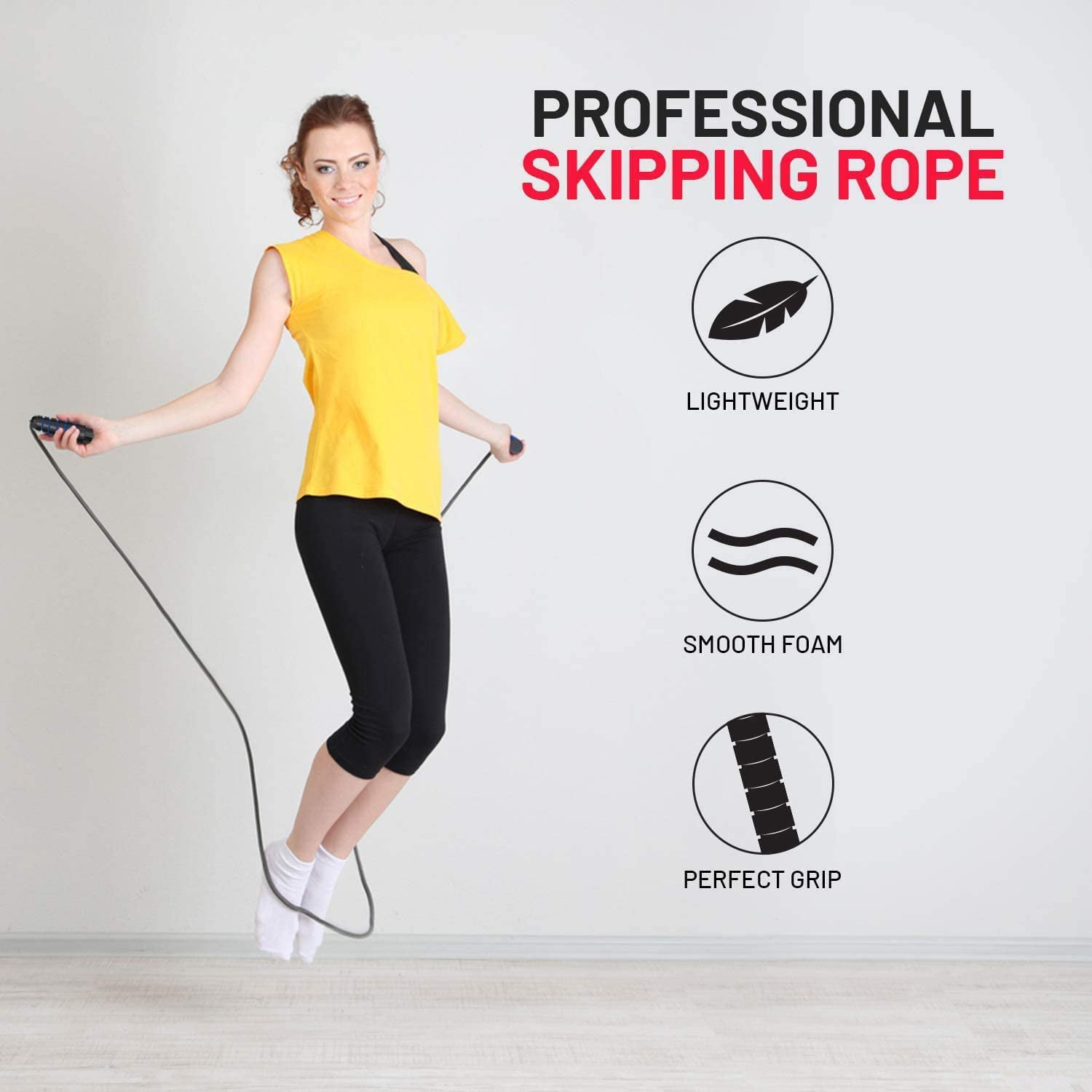 Skipping Rope Jumping Speed Exercise Boxing Gym Fitness Adult Kids Weight Lose 