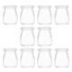 thumbnail image 3 of 10 piezas botellas de vidrio grandes simples con tazas de budín de vidrio tapa para jugo de pudín de leche, 3 of 3