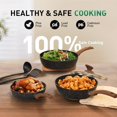thumbnail image 4 of DishDelight Induction Pots and Pans Set Non Stick, 12 Piece Kitchen Cookware Sets, Nonstick Granite Cooking Set with Frying Pans Saucepans, Black, 4 of 8