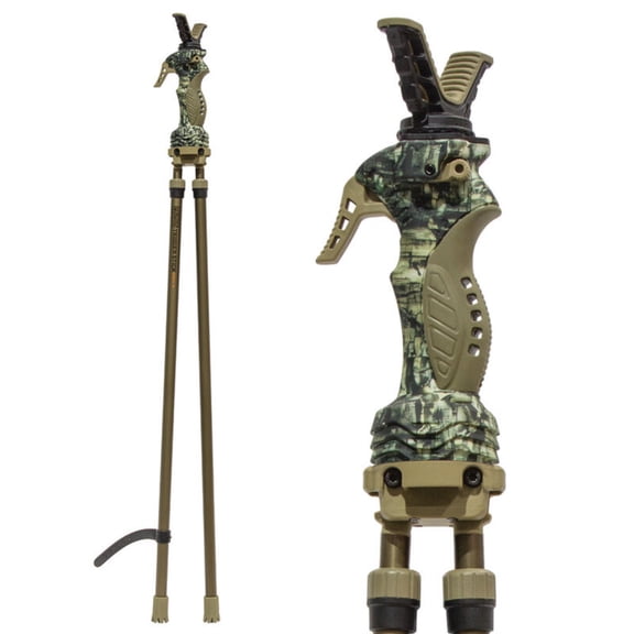 Primos Hunting Trigger Stick Gen3 Tall Adjustable 24" to 61" Bipod Shooting Stick in Camo, 65814