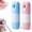 Blue+Pink, variant on 2-Pack 2-in-1 Box Cutter & Thermal Paper Eraser Pen, Water-Based Privacy Protection Marker for Shipping Labels, Receipts & Printed Text Removal