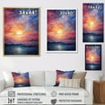 thumbnail image 4 of Designart "Infinite Horizons Colorful Sky Photo I" Nautical & Beach Floater Framed Canvas Wall Art, 4 of 7